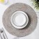 Serving napkin on the table "Serpentine", D = 38 cm, color gray color