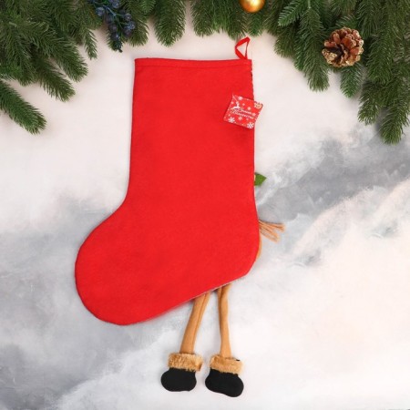 A toe for gifts "moose with long legs, asterisk" 26x39 cm, gray-2
