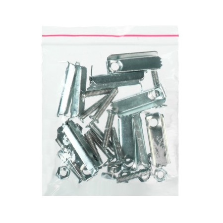 Cartage pedals, anti -slip, set 3 pcs. Silver red-2