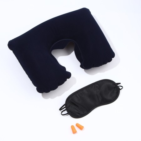 Tourist set: a pillow for the neck, sleep mask, beryushi-1