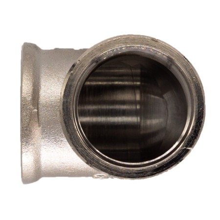 STM square, 2 ", internal thread, nickel -plated brass-4
