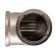 STM square, 2 ", internal thread, nickel -plated brass