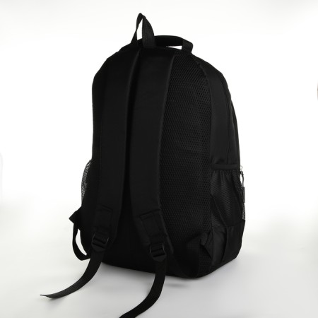 Youth backpack from lightning textiles, 5 pockets, black color-3