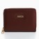 Youth wallet "Nazamok" 12.5x9x2 cm, brown color