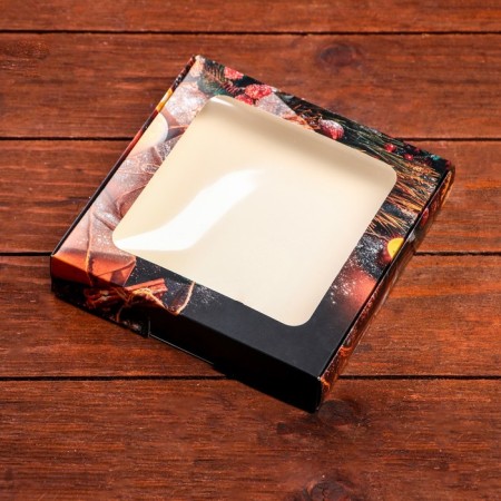 Self -assembly box "New Year's gifts", 16 x 16 x 3 cm-2