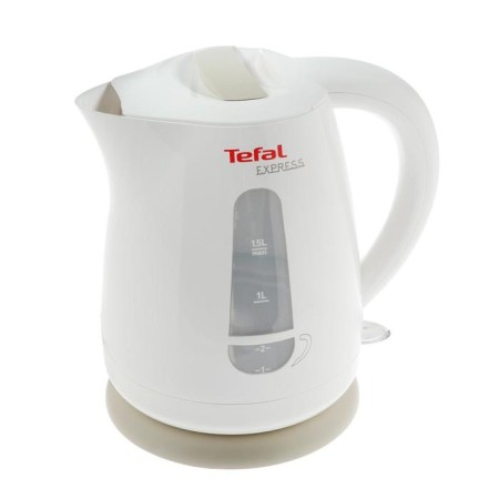 Electric kettle Tefal Express Plastic KO29913E, plastic, 1.5 l, 2200 watts, white