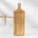 Board for feeding with a handle, 20.5 × 7 × 1.5 cm, bamboo