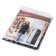 Hausmann clothing cover with PVC wall and pens 60x140 cm, black