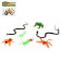 Set of animals "Swamp", 7 figures