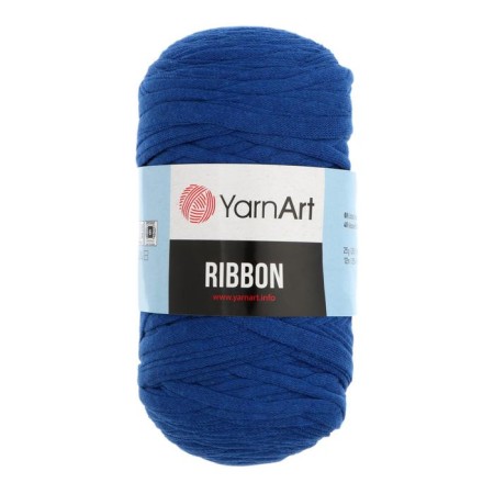 Ribbon yarn 40% polyester, 60% cotton 125m/250g (772 cornflower-1