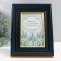 Photo frame plastic 10x15 cm "Norway" blue, black stroke 21.7x16.8 cm