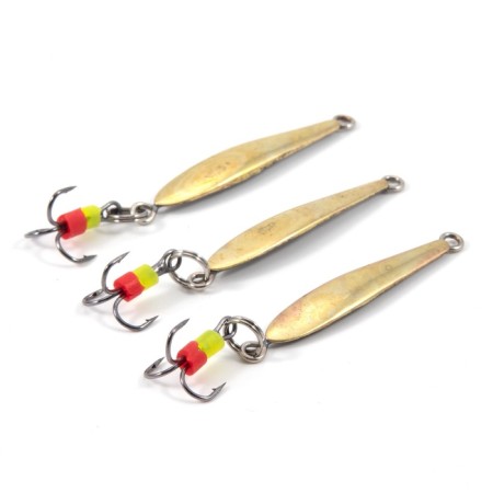 Vertical "Yaman" Malek with a tee, size 28 mm, 1.3 g, brass color-1