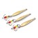 Vertical "Yaman" Malek with a tee, size 28 mm, 1.3 g, brass color