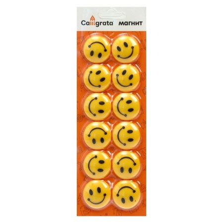 Board magnets, "Smile", D-3 cm, set 12 pieces, on a blister