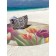 Pareo and beach rug "Field of tulips", d = 150 cm