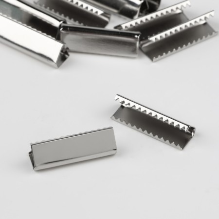 Tip is a sling for a sling, 6.5 × 20 mm, 10 pcs, silver color