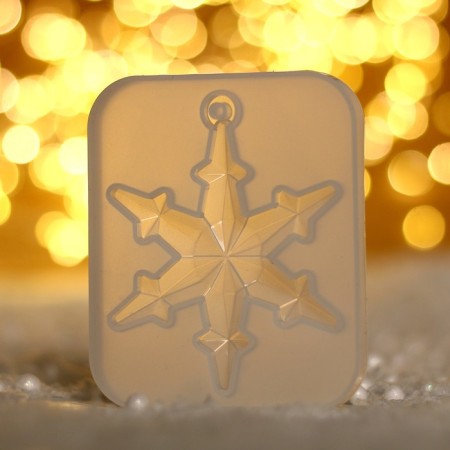 Silicone form universal, suspension "snowflake-adhesive"-6
