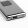 Electronic lighter "Lux", USB, spiral, 7 x 3.5 x 0.5 cm, dark chromium