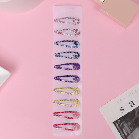 Invisibility for the hair "Divine" (set of 10 pcs) bubbles, 4.5 cm, mix-2
