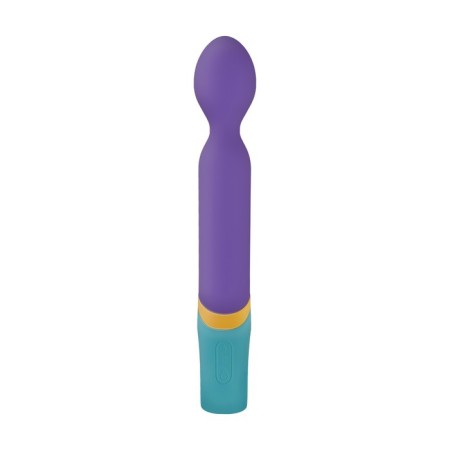 Unrealistic vibrator PMV Base Wand, silicone, purple color, 24 cm-4