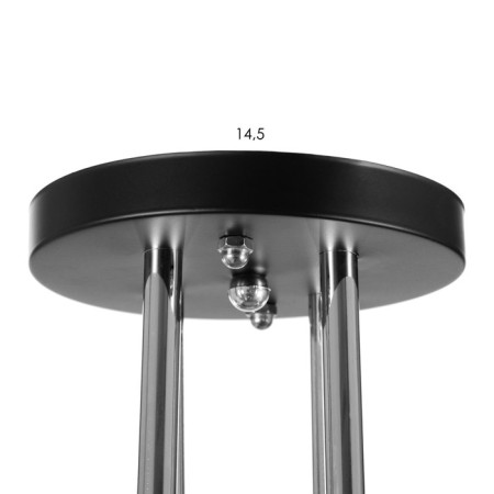 Chandelier 2770/4 E27 40W black-chromium 60x28 cm Bayerlux-4