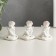 Figure Polystone "Angel on the heart in roses" mix 3.7x3.3x2 cm