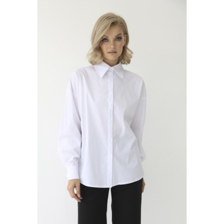 Women's shirt with asymmetric back, size 50-52-1