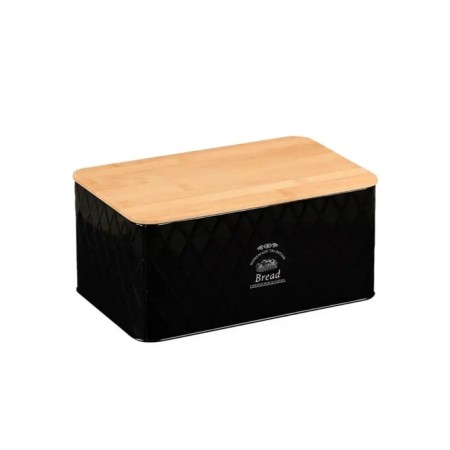 Kesper breadbine, size 28x18x13 cm, black color
