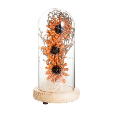 Nightlight "Orange flowers" LED from battery 3xlr44 10x10x20 cm Risalux-6