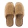 Male slippers, brown color, size 43