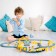 Railway for children "Construction venue", 92 items, on batteries with sound