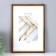 Photo frame Plastic "Mira" 20x30 cm beech with gold (plastic screen)