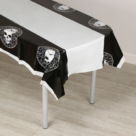 Skull tablecloth, 108x180 cm-1