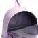 School backpack of textiles on lightning, 4 pockets, lilac color