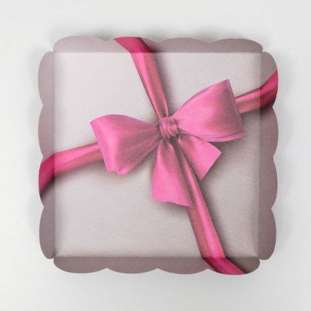 Bearing box, "pink trunk", 15 x 15 x 3 cm-2