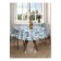 The tablecloth "New Year's balls", round, Saten, d = 150 cm