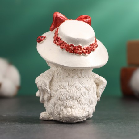 Figure "Owl in a hat" 10x5x5cm-2