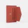 Women's wallet on a magnet, coral color