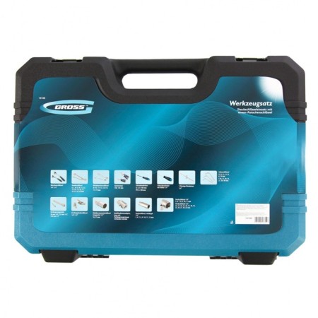 Tool set GROSS 14148, 78 before, 120 teeth, CRV, 1/4 ", 1/2"-8