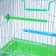 Poultry cell equipped BD-1/4F, 30 x 23 x 39 cm, green