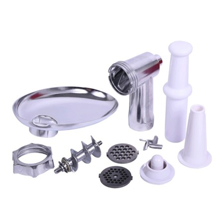Electric meat grinder Oursson MG5550/SP, 800 watts, 1.8 kg/h, reverse, purple-3
