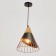 Lamp Bayerlux 34523/1 E27 40W Black-pink gold 25x25x27-127 cm