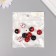 Beads for creativity tree "God's cow" set 10 pcs 1.6x1.6x1.6 cm