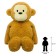 Soft toy All ABOUT NATURA "Animal World", "Monkey", 34cm
