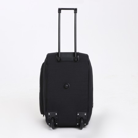Road bag on wheels, a lightning department, with an increase, an outer pocket, black color-3