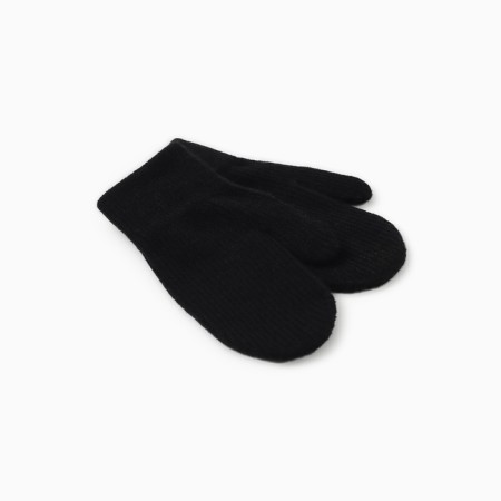 Baby mittens minku, black color, 18 cm-1