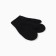 Baby mittens minku, black color, 18 cm