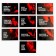 Envelopes with stickers, set “Open when... 18+” (red with black), 10pcs, 16 x 11.5 cm