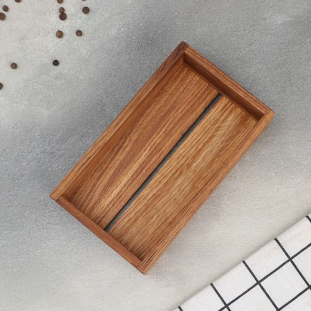 Opener-organized kitchen ADELICA, 2B1, with a department for tea and spices, 21 × 12 × 5.5 cm, oak-4