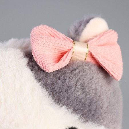 Soft toy "Little Friend", a cat in a pink dress-4